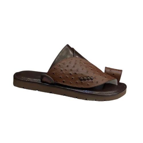 نعل شرقي رجالي بني بنقشة النعام – أرضية وسط