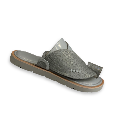 حذاء زبيري جلد سمك رصاصي كلاسك