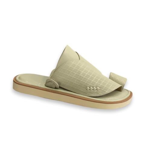 مقاس خاص: حذاء زبيري رجالي جلد فاخر سكري