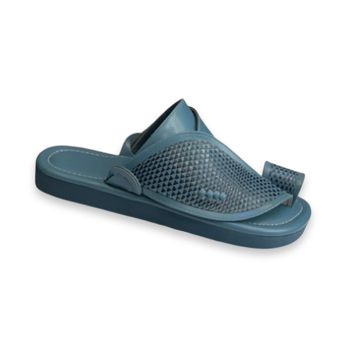 حذاء زبيري جلد سمك سماوي كلاسك