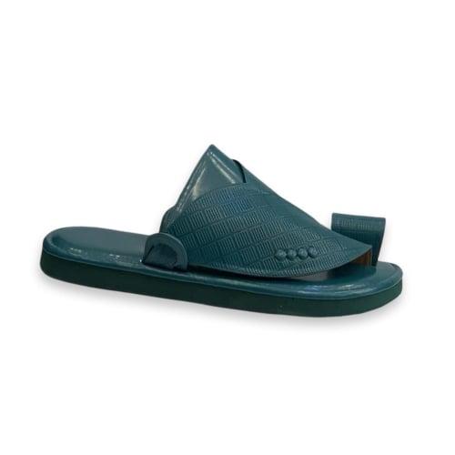 حذاء زبيري شرقي جلد تركواز ماعز