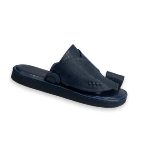 حذاء زبيري شرقي جلد بترولي بربري