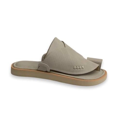 حذاء زبيري شرقي جلد لحمي مقلم