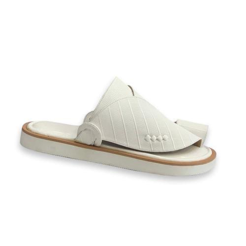 حذاء زبيري شرقي جلد ابيض