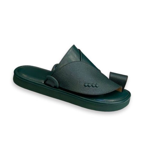 حذاء زبيري جلد كلاسك ليزرد اخضر