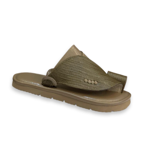 حذاء شرقي زبيري شبابي (34-39) | نقشة الثعبان | بيج...