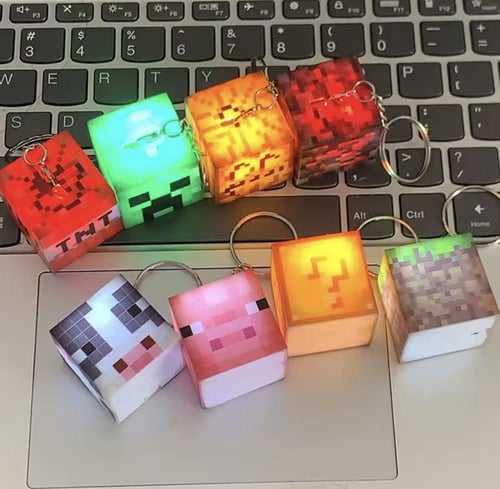 ميدالية ماينكرافت مضيئة Creeper