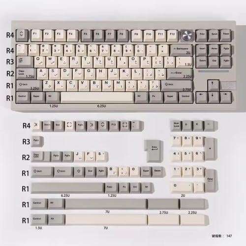 كي كابس عربي/إنجليزي ألوان كلاسيكية