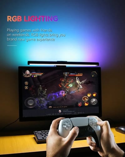 إضاءة LED لشاشة الكمبيوتر خلفية RGB