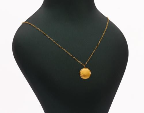 عقد القمر ناعم ذهب عيار 21