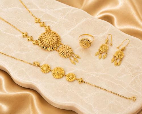 طقم كرسي جابر – ذهب عيار 21