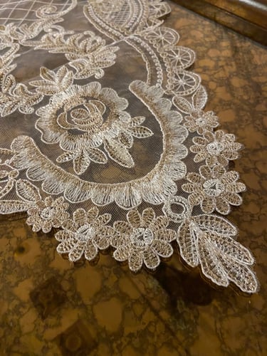 طقم دانتيل بيج 3قطع