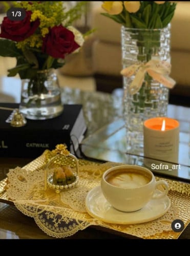 مفرش دانتيل