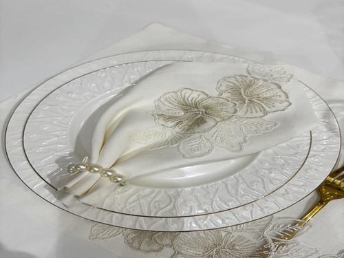 مفارش دانتيل ورود لطاولة الطعام