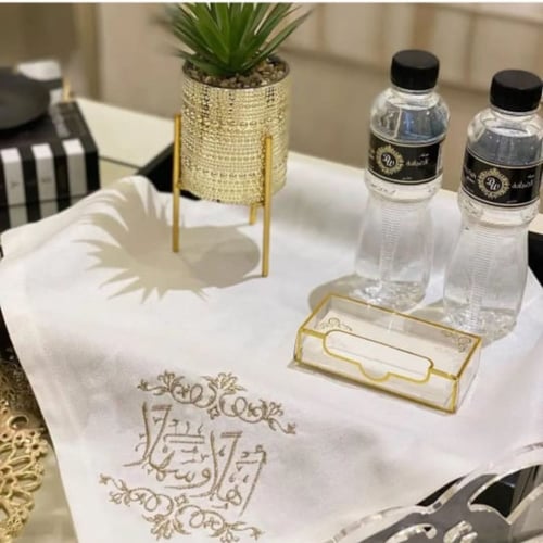 مفرش تطريز اهلا وسهلا