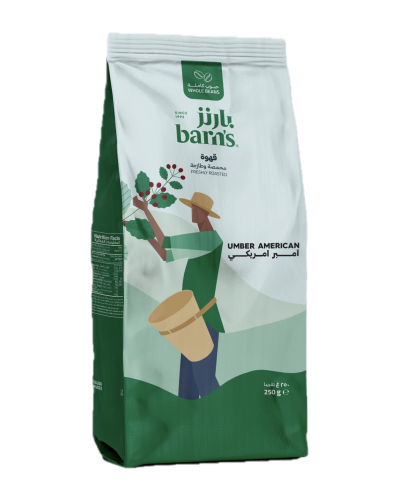 قهوة بارنز امبر امريكي 250 جرام