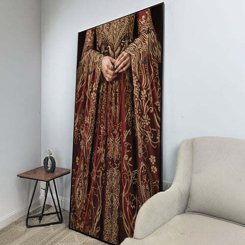 لوحة جدارية كانفس مزودة بعلاقات معدنية