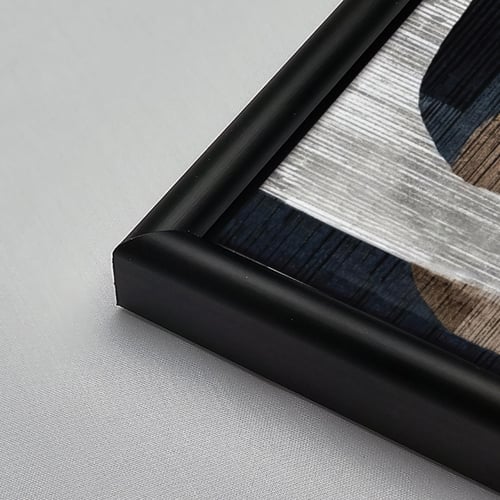 لوحة جدارية اكريليك بتصميم يضم خيوطًا وأشكالًا تدر...