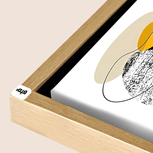 لوحة جدارية كانفس تصور اشكال دائرية متداخلة بتدرجا...