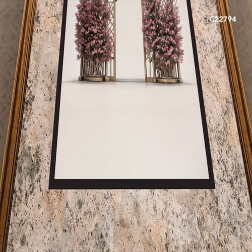 لوحة جدارية كانفس بتصميم يصور مظلة كلاسيكية تحيط ب...