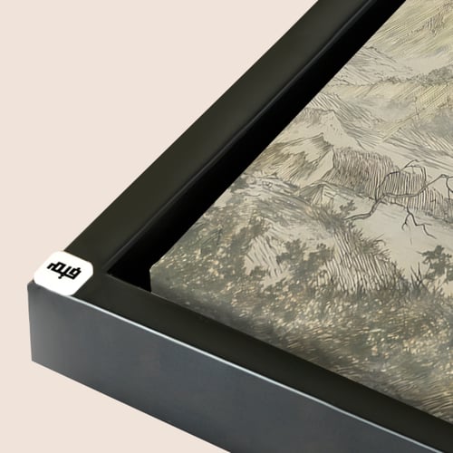 لوحة جدارية كانفس مزودة بعلاقات معدنية