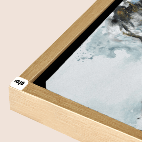 لوحة جدارية كانفس تصور فراشة بتدرجات من اللون التر...