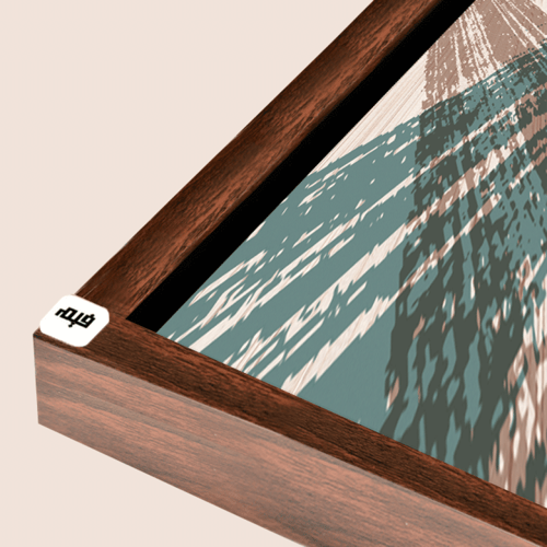 لوحة جدارية كانفس ، ( توكل ) - تدرجات البيج مع الأ...