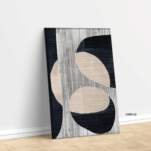 لوحة جدارية كانفس دوائر وخطوط