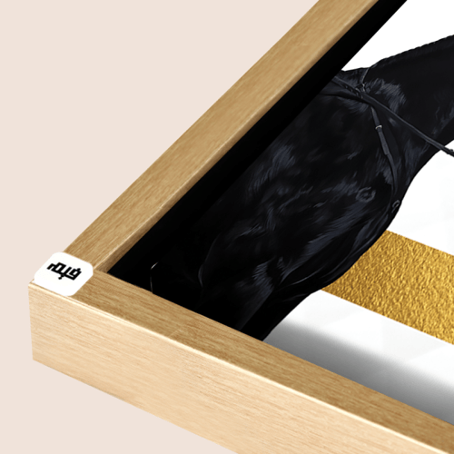 لوحة جدارية كانفس مزودة بعلاقات معدنية