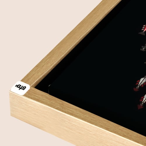 لوحة جدارية كانفس زاوية بتصميم لزخارف تراثية