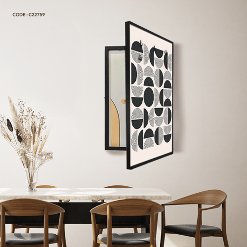 لوحة جدارية كانفس مزودة بعلاقات معدنية مناسبة للعد...