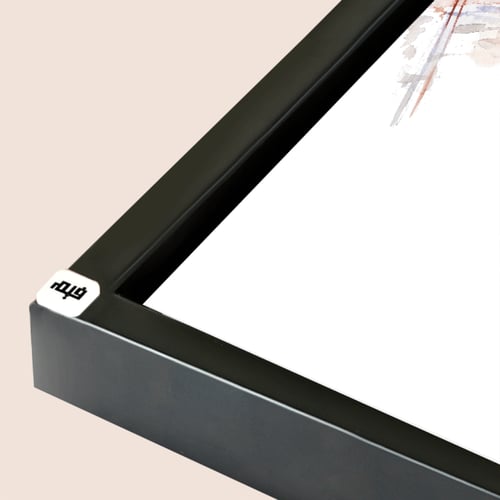 لوحة جدارية كانفس تصور فلامنجو بتدرجات الزهري و ال...