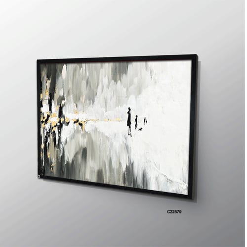 لوحة جدارية كانفس تصور أشكال عشوائية