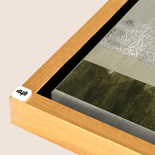 لوحة جدارية كانفس مزودة بعلاقات معدنية