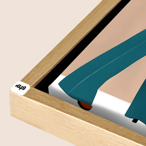 لوحة جدارية كانفس مزودة بعلاقات معدنية مناسبة للعد...