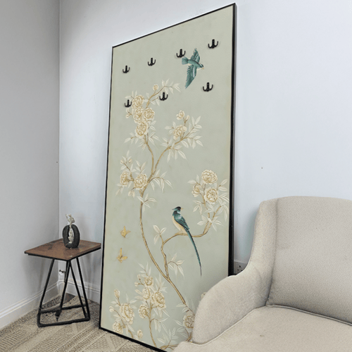 لوحة جدارية كانفس مزودة بعلاقات معدنية