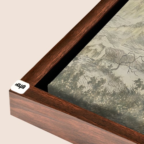 لوحة جدارية كانفس مزودة بعلاقات معدنية