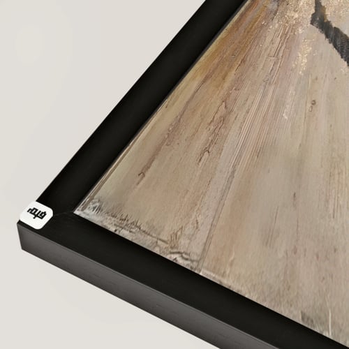 لوحة جدارية كانفس تصور وردة بتدرجات الرمادي و الذه...