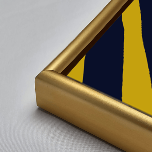 لوحة جدارية اكريليك تصميمًا مقسمً درجات من الذهبي...