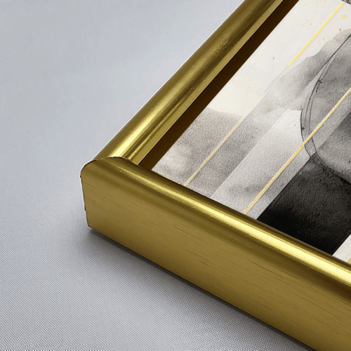 لوحة جدارية اكريليك تتميز بتصميم يشمل دوائرًا وخطو...