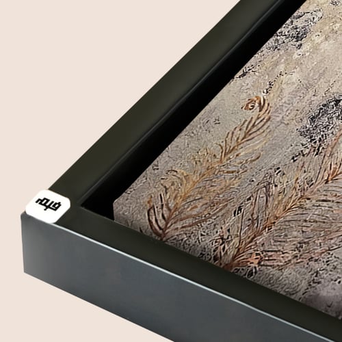 لوحة فنية جدارية كانفس تصور وردة بتدرجات الرمادي و...