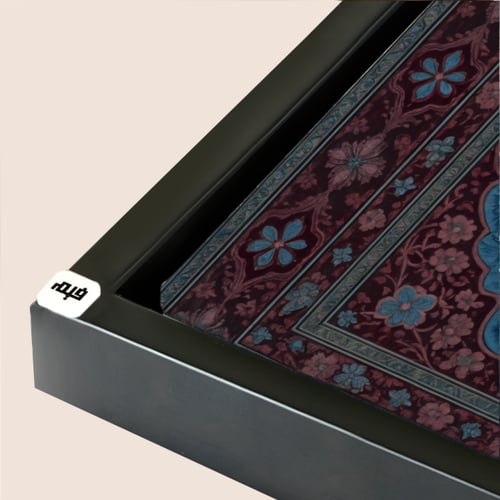 لوحة جدارية كانفس بحروف خشبية لعبارة ( ماشاءالله ل...