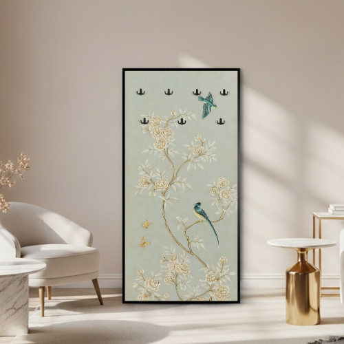 لوحة جدارية كانفس مزودة بعلاقات معدنية