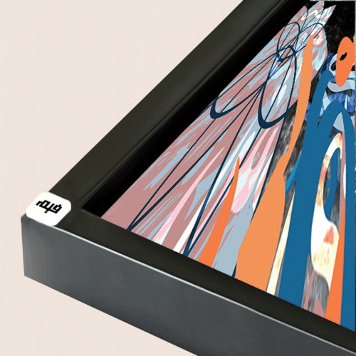 لوحات جدارية كانفس .سمو ولي العهد الأمير محمد بن س...