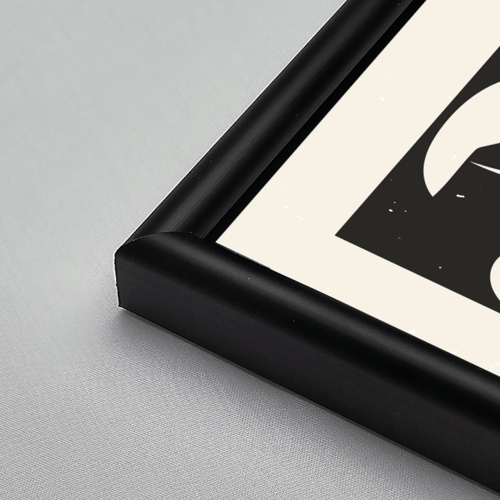 لوحة جدارية أكريليك تبرز بتصميم شجرة بألوان أسود و...