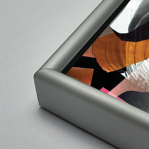 لوحة جدارية أكريليك مميزة بتصميم مقسم، بتدرجات الذ...