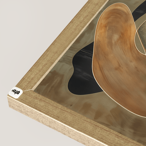 لوحة جدارية كانفس بتصميم لاشكال وخطوط متداخلة