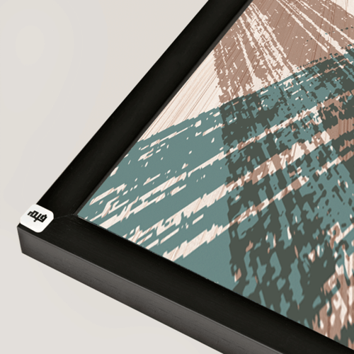 لوحة جدارية كانفس ، ( توكل ) - تدرجات البيج مع الأ...