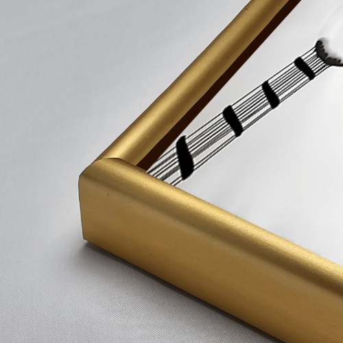 لوحة جدارية اكريليك مقسمة خطوط متداخلة بتدرجات من...