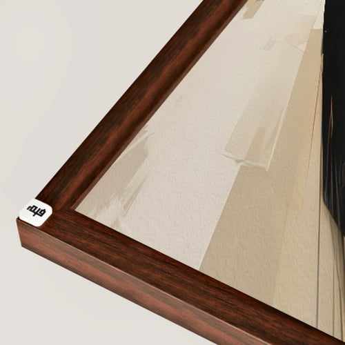 لوحة جدارية كانفس تصور اشخاص تدرجات الاسود والبيج...